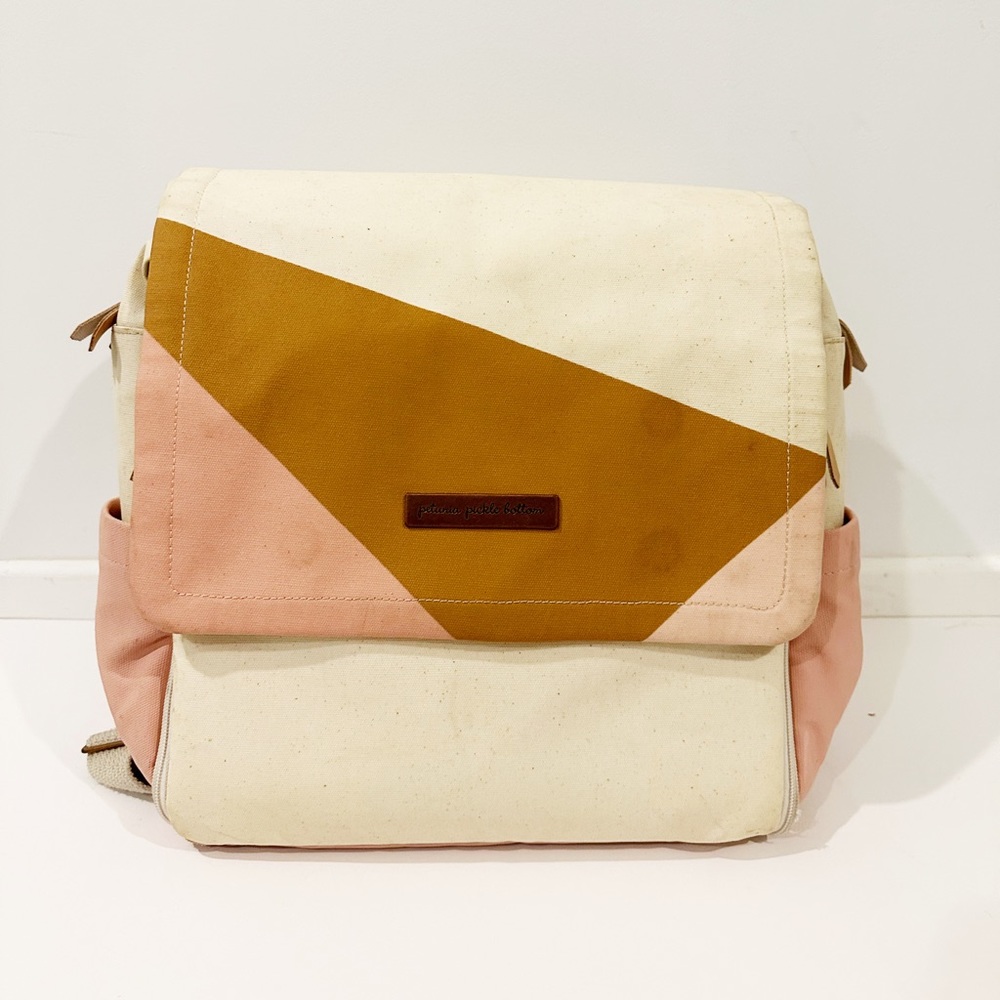 Petunia Pickle Bottom Boxy Backpack, Birch/Macaron